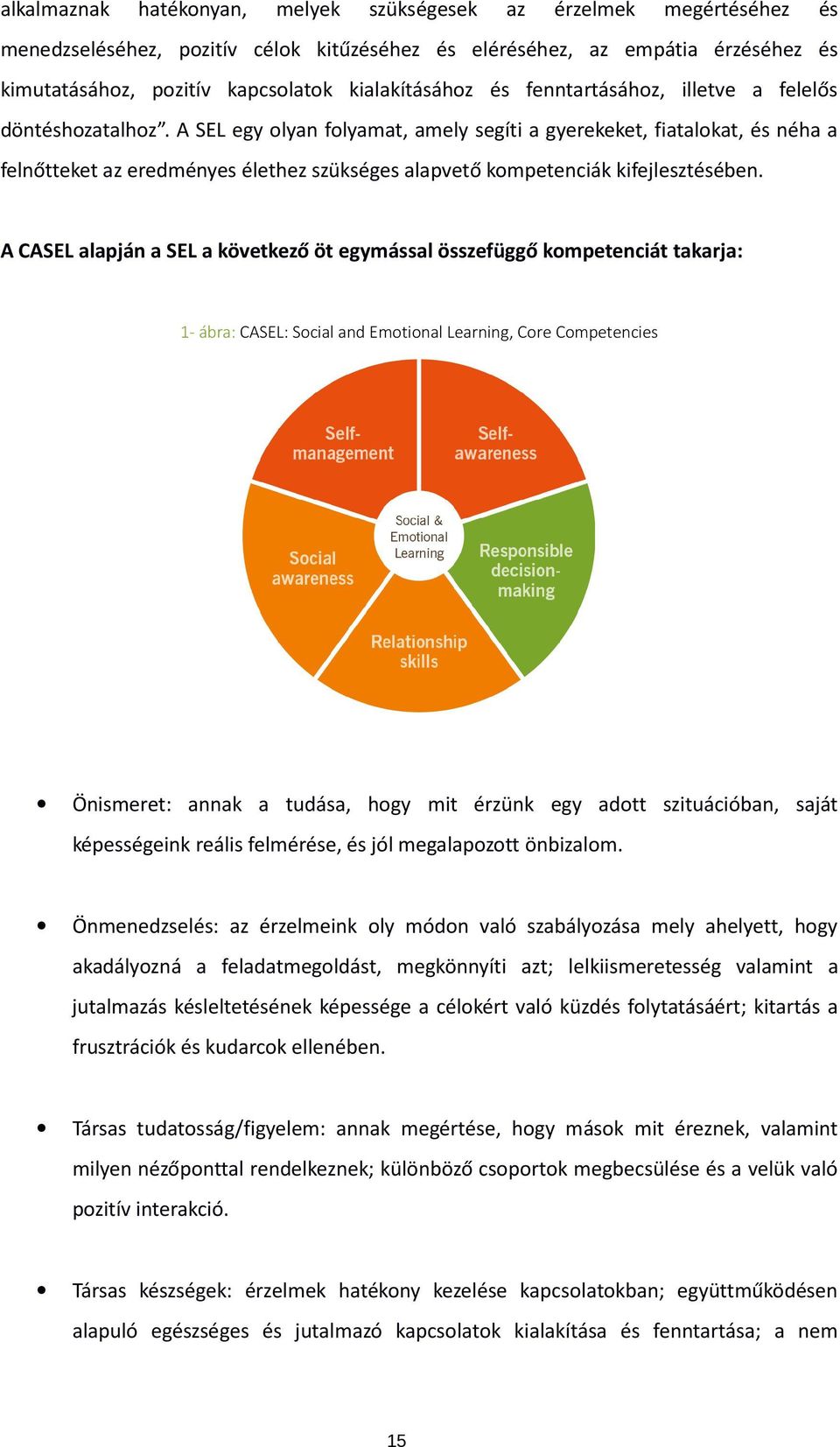 A SEL egy olyan folyamat, amely segíti a gyerekeket, fiatalokat, és néha a felnőtteket az eredményes élethez szükséges alapvető kompetenciák kifejlesztésében.
