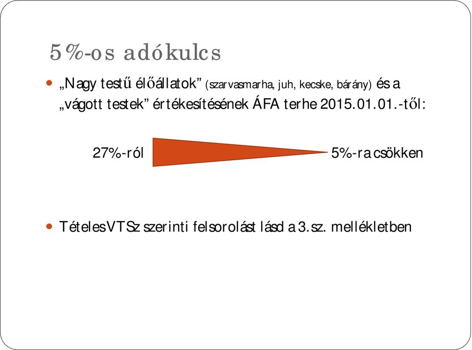 értékesítésének ÁFA terhe 2015