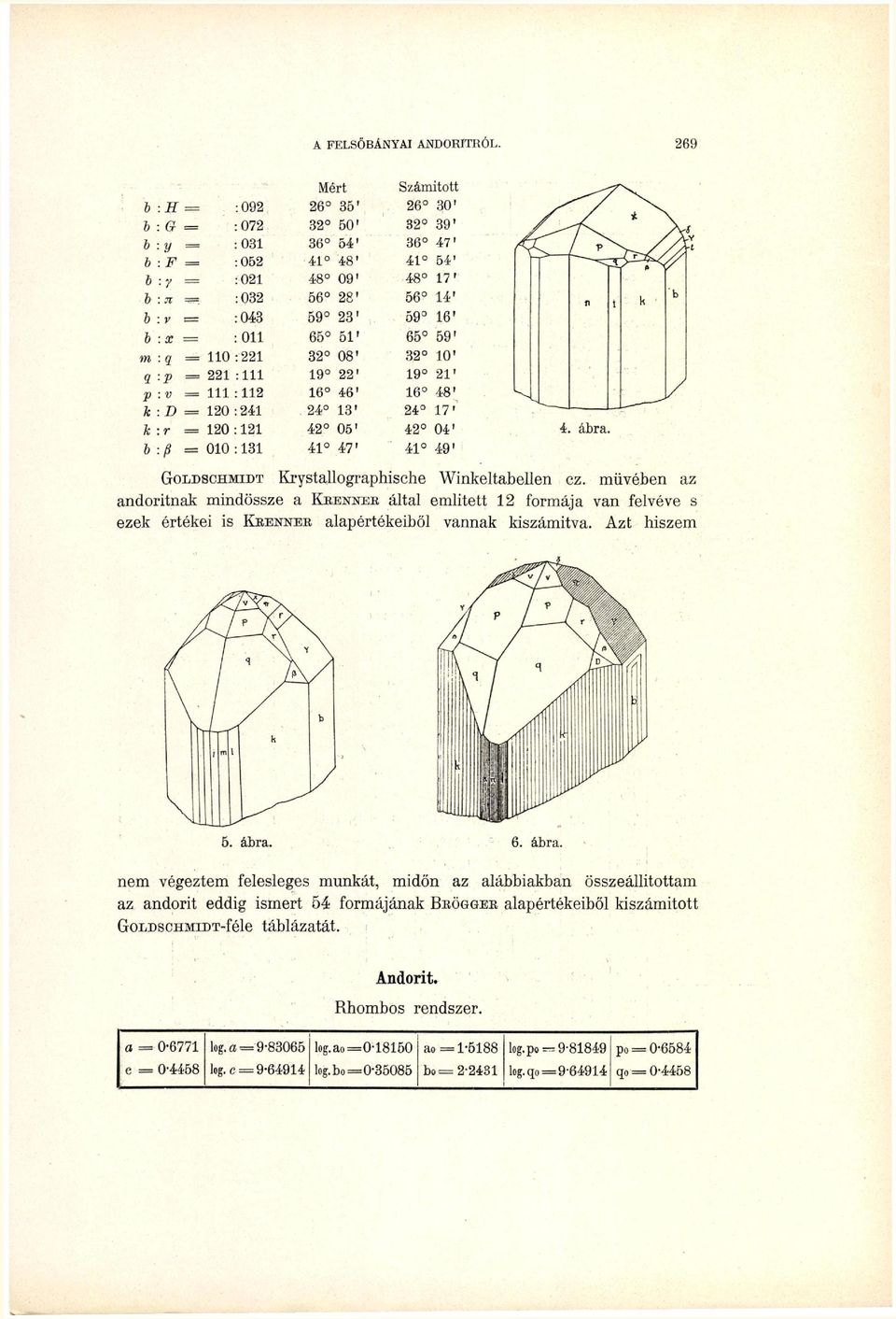 va fevéve s eze értéei is KRENNER aapértéeiő vaa iszáítva Azt hisze 5 ára 6 ára e végezte feeseges uát, idő az aáiaa összeáította az adorit eddig isert 54 forájáa