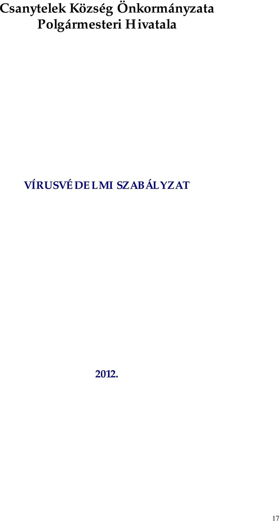 Polgármesteri