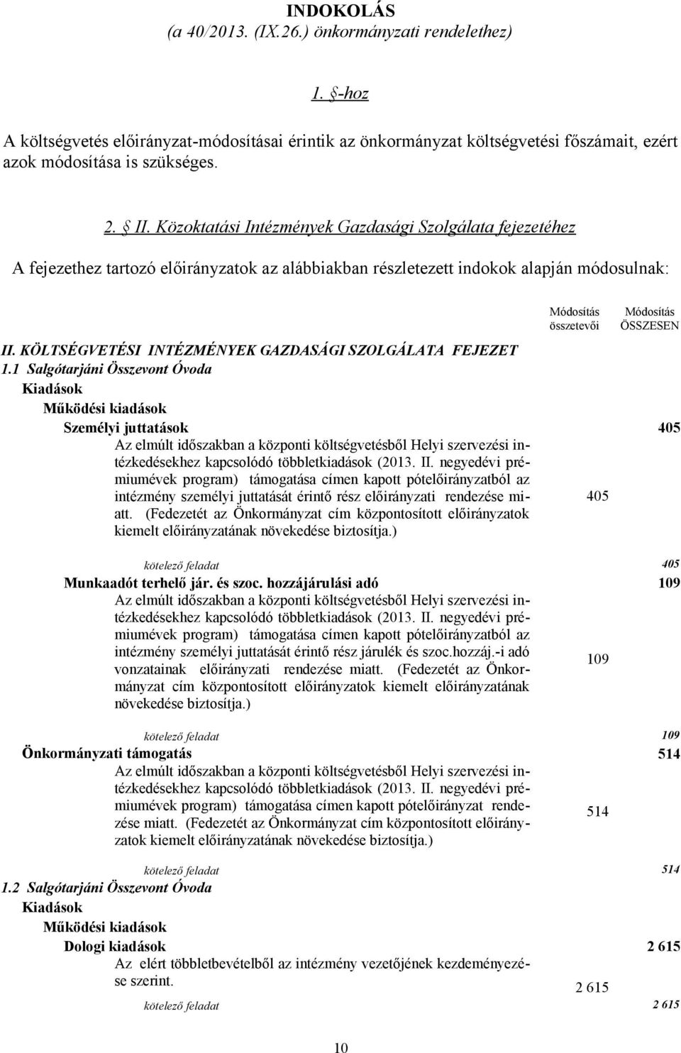 KÖLTSÉGVETÉSI INTÉZMÉNYEK GAZDASÁGI SZOLGÁLATA FEJEZET 1.