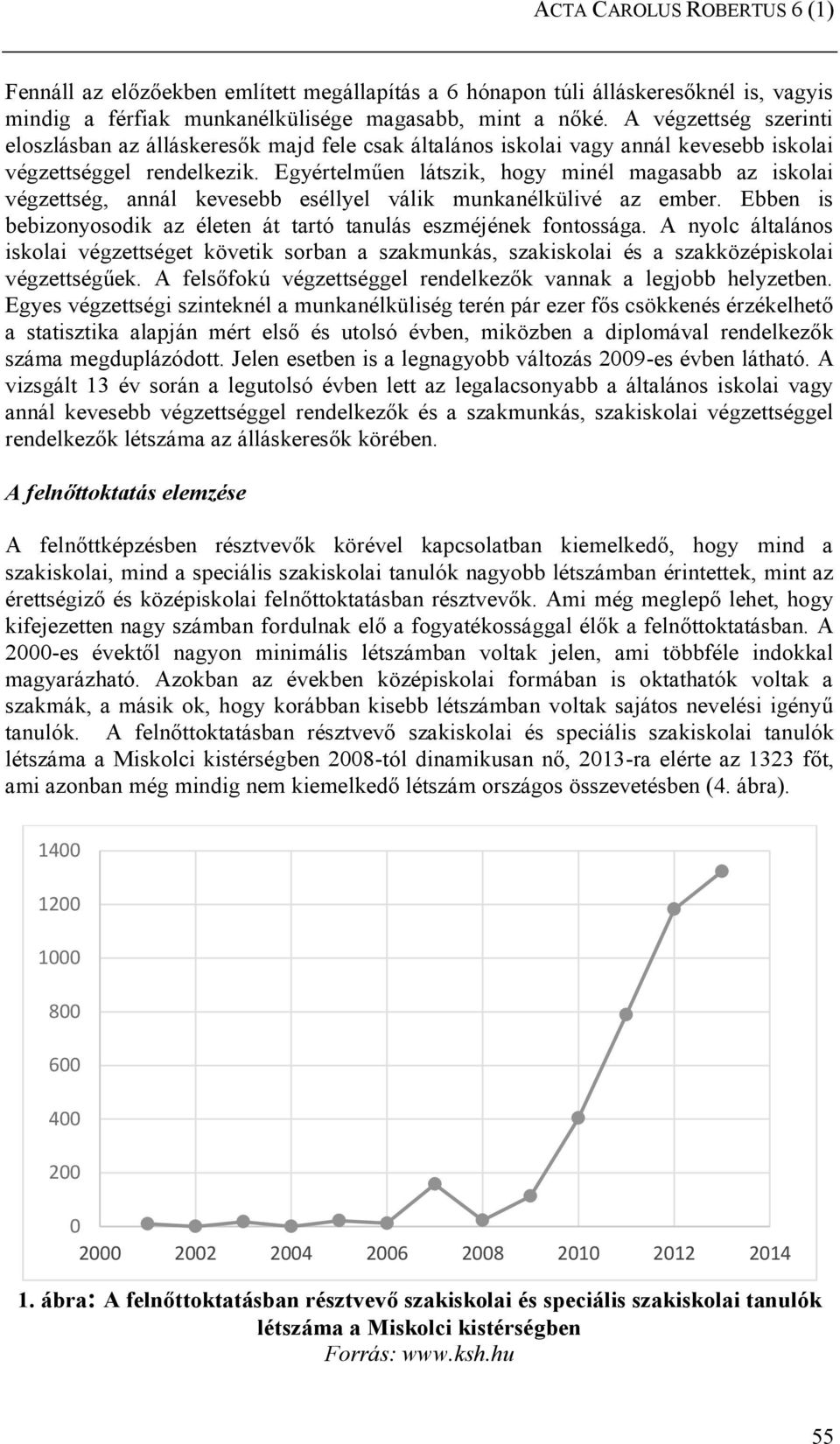 Egyértelműen látszik, hogy minél magasabb az iskolai végzettség, annál kevesebb eséllyel válik munkanélkülivé az ember. Ebben is bebizonyosodik az életen át tartó tanulás eszméjének fontossága.