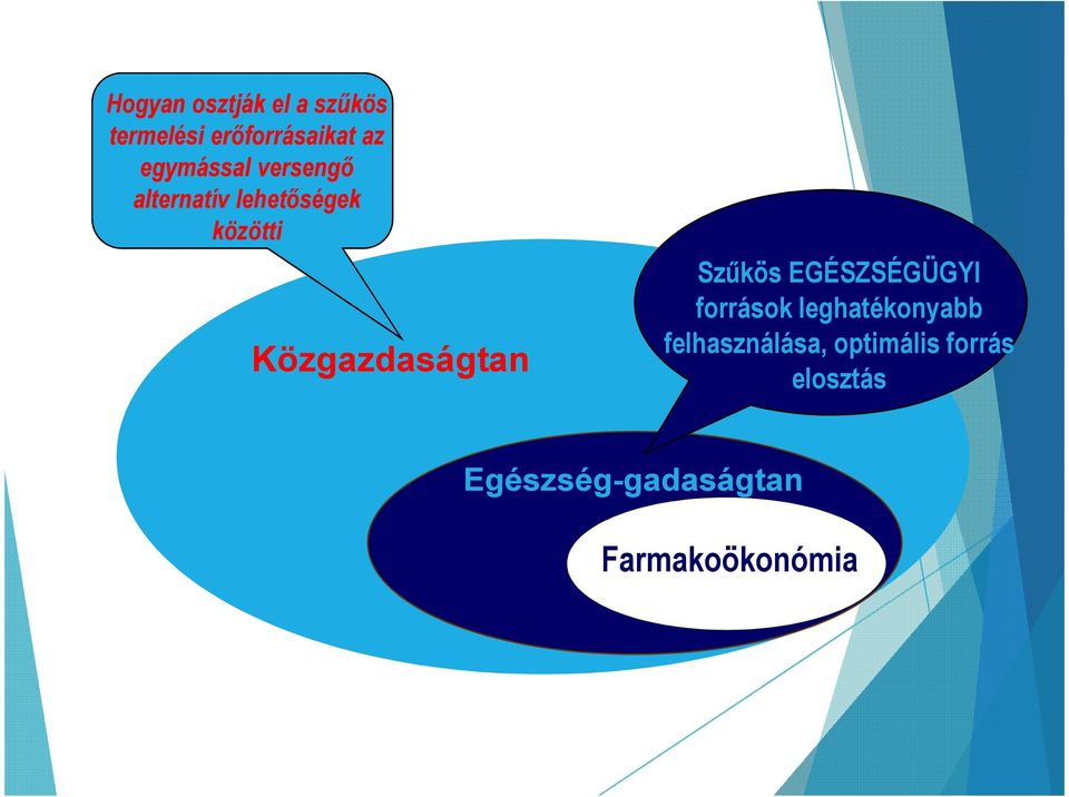 Közgazdaságtan Szőkös EGÉSZSÉGÜGYI források leghatékonyabb