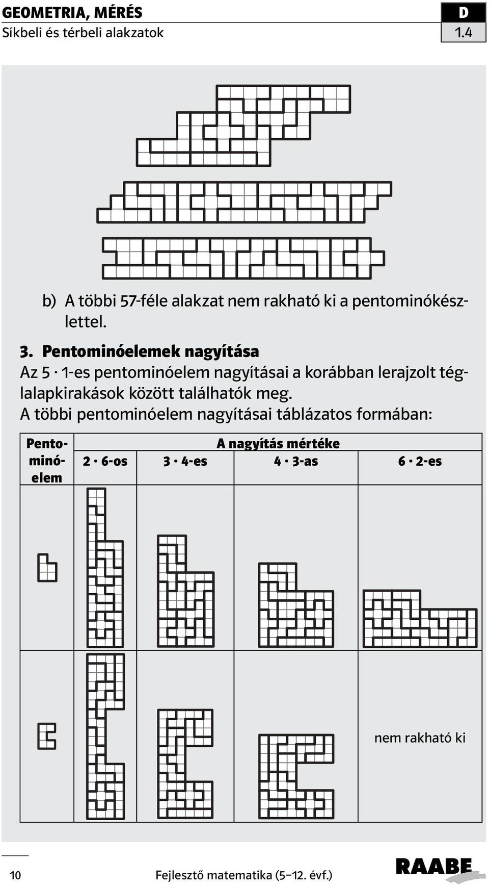 téglalapkirakások között találhatók meg.