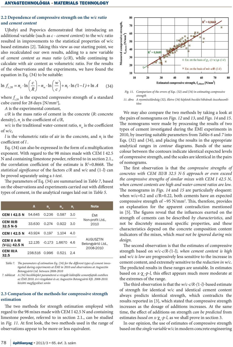 resulted in improvements to the statistical properties of w/c based estimates [2].