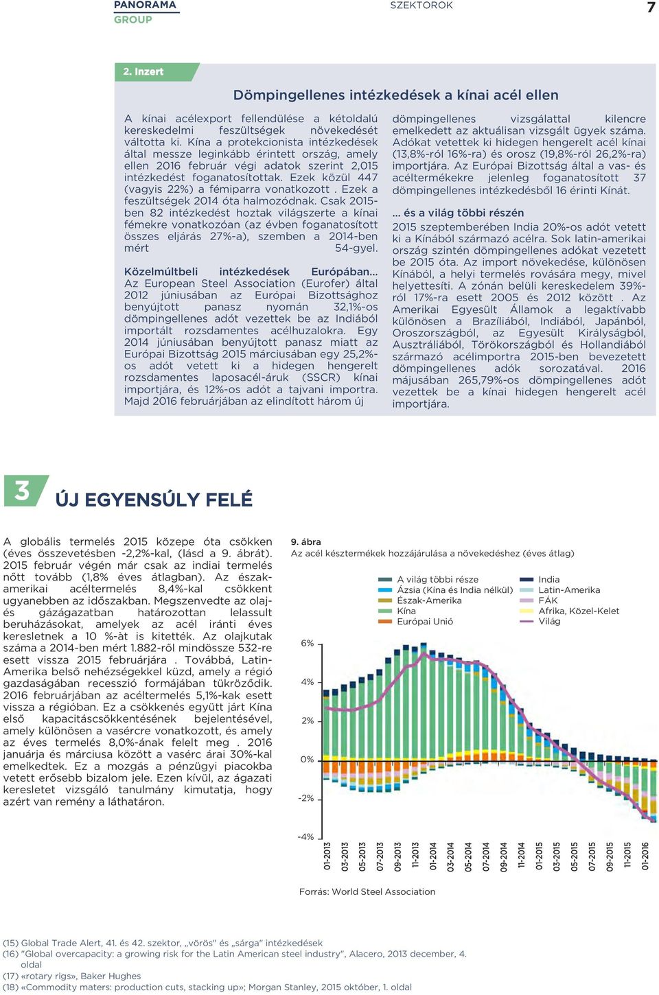 Ezek a feszütségek 214 óta hamozódak. Csak 215- be 82 itézkedést hoztak viágszerte a kíai fémekre voatkozóa (az évbe fogaatosított összes ejárás 27%-a), szembe a 214-be mért 54-gye.