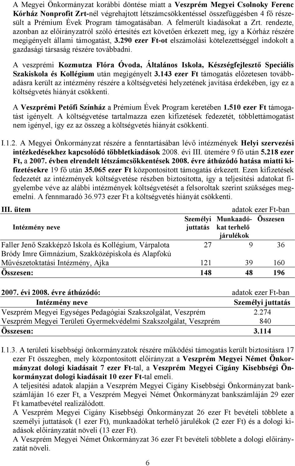 290 ezer Ft-ot elszámolási kötelezettséggel indokolt a gazdasági társaság részére továbbadni.