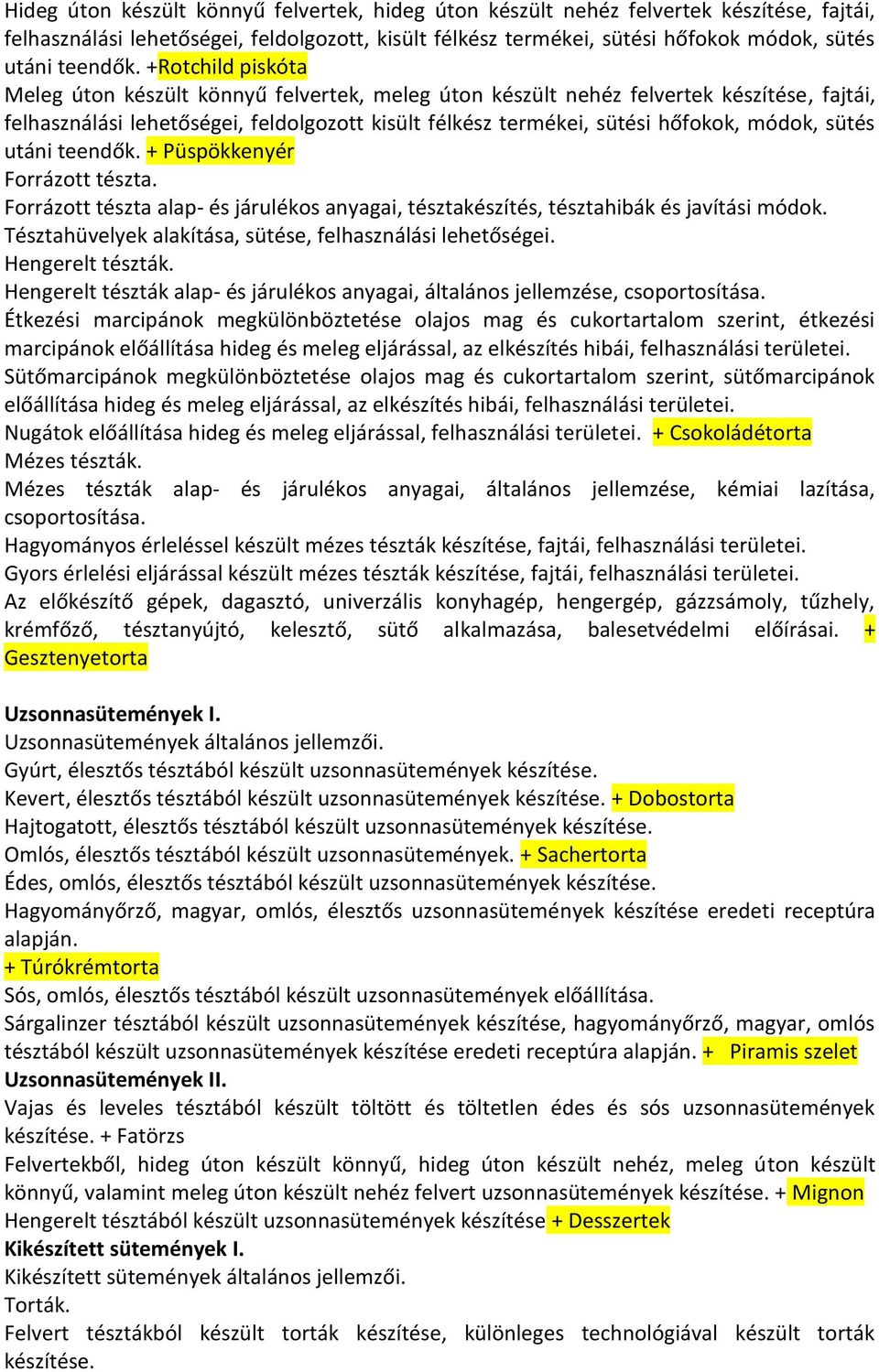 sütés utáni teendők. + Püspökkenyér Forrázott tészta. Forrázott tészta alap- és járulékos anyagai, tésztakészítés, tésztahibák és javítási módok.