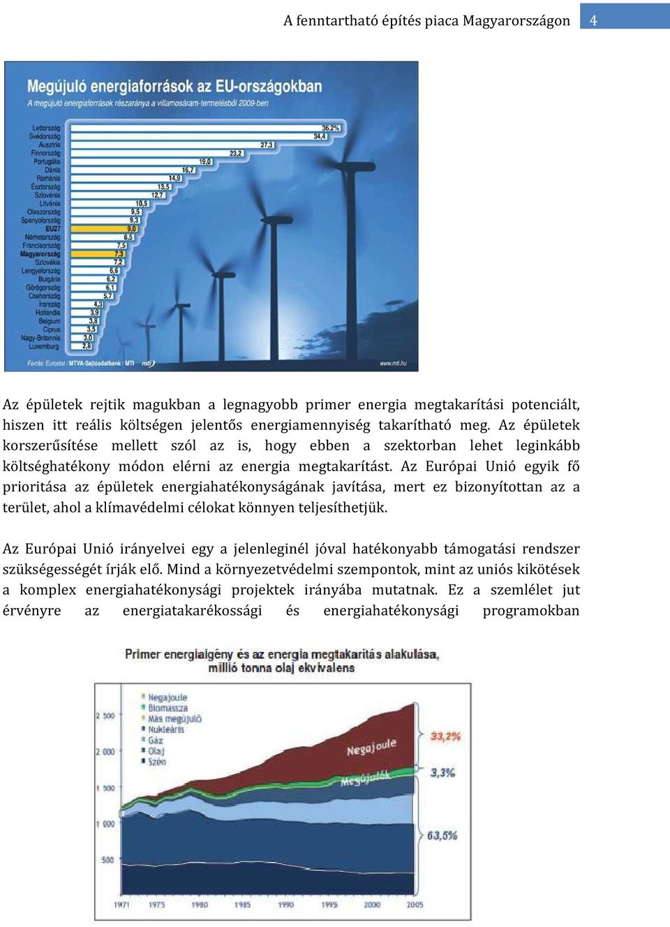 Az Európai Unió egyik fő prioritása az épületek energiahatékonyságának javítása, mert ez bizonyítottan az a terület, ahol a klímavédelmi célokat könnyen teljesíthetjük.