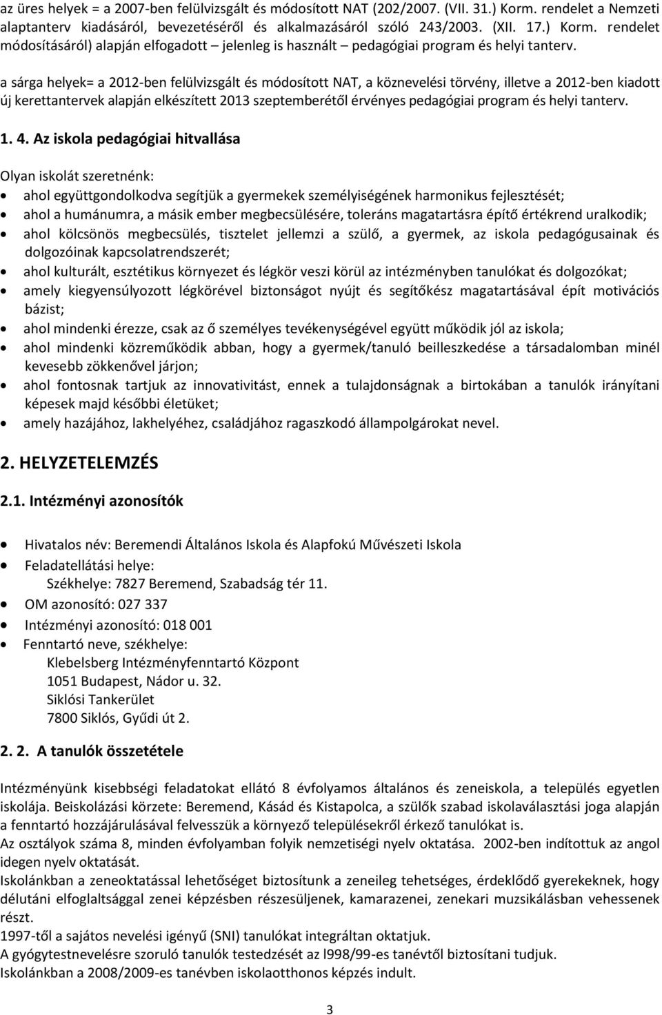 helyi tanterv. 1. 4.
