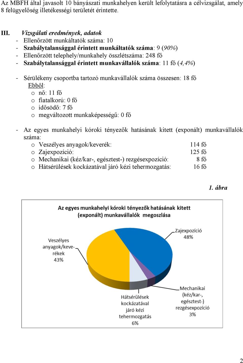 érintett munkavállalók száma: 11 fő (4,4%) - Sérülékeny csoportba tartozó munkavállalók száma összesen: 18 fő Ebből: o nő: 11 fő o fiatalkorú: 0 fő o idősödő: 7 fő o megváltozott munkaképességű: 0 fő