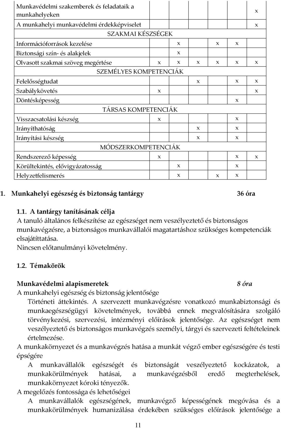 Körültekintés, elővigyázatosság Helyzetfelismerés 1.