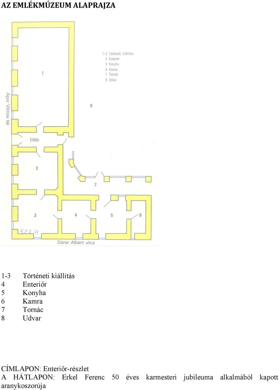 CÍMLAPON: Enteriőr-részlet A HÁTLAPON: Erkel Ferenc