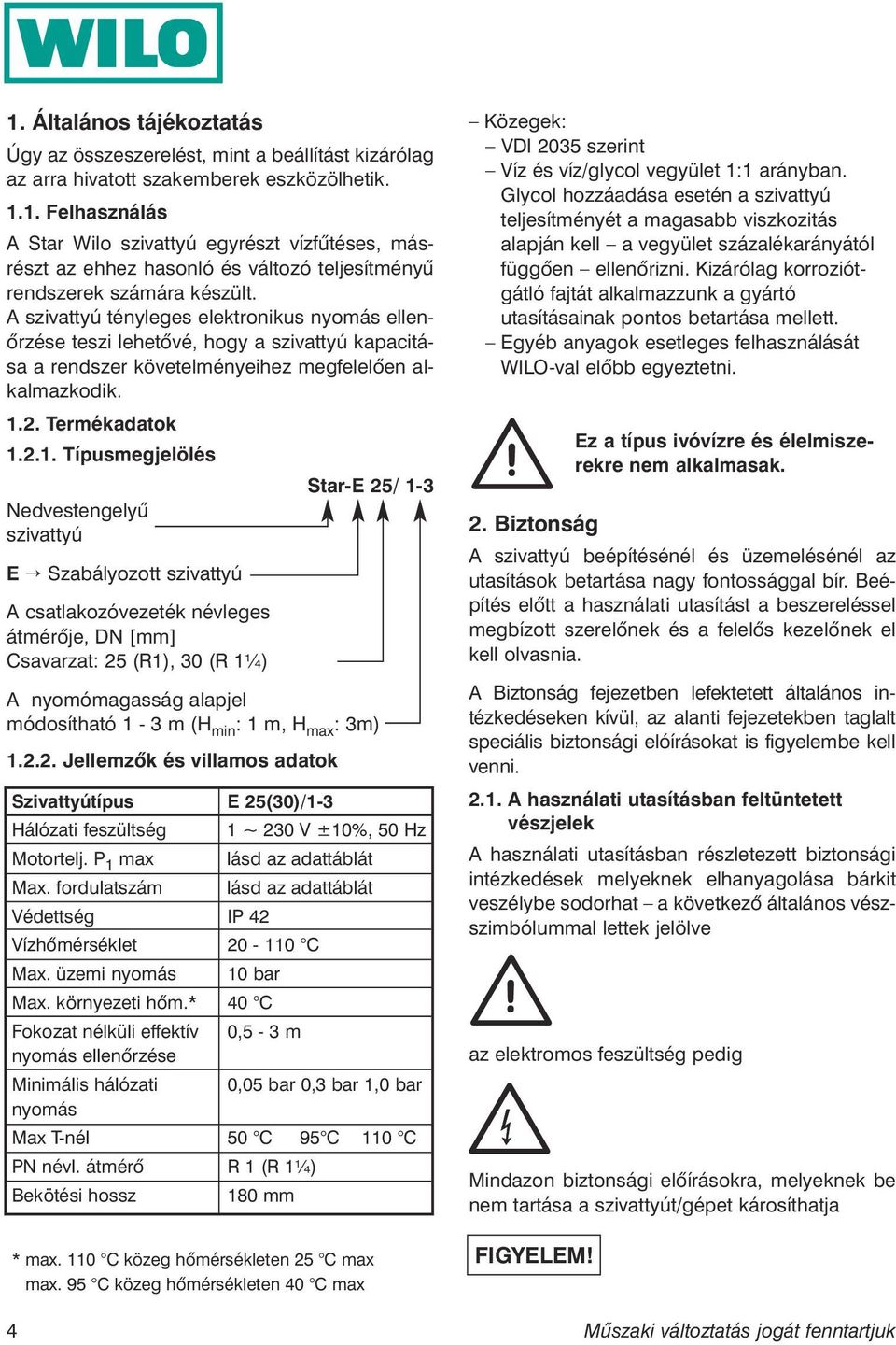 2. Termékadatok 1.