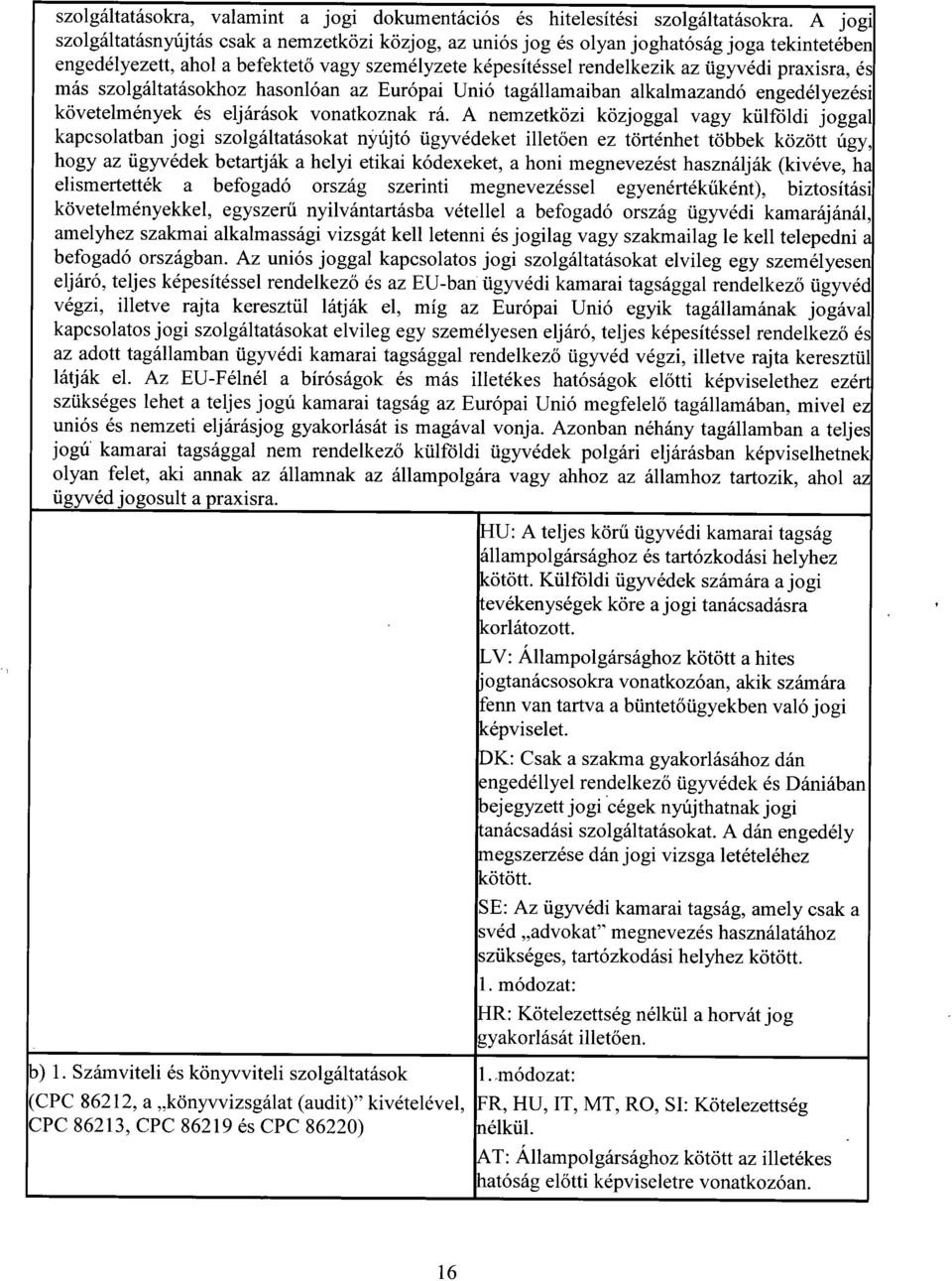 praxisra, és más szolgáltatásokhoz hasonlóan az Európai Unió tagállamaiban alkalmazandó engedélyezés i követelmények és eljárások vonatkoznak rá.