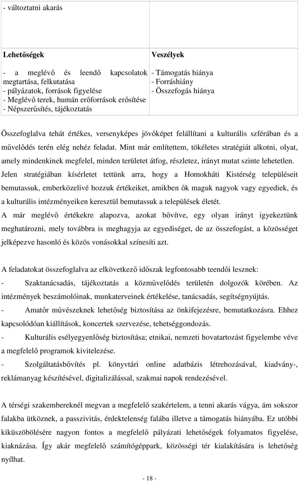 Mint már említettem, tökéletes stratégiát alkotni, olyat, amely mindenkinek megfelel, minden területet átfog, részletez, irányt mutat szinte lehetetlen.