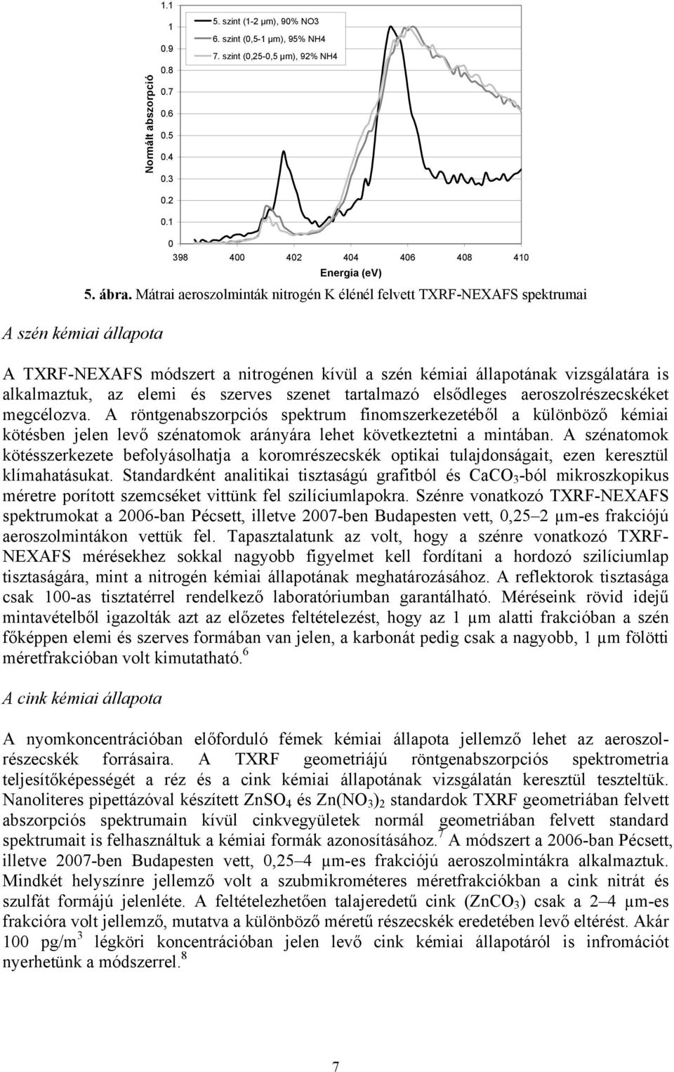 és szerves szenet tartalmazó elsődleges aeroszolrészecskéket megcélozva.