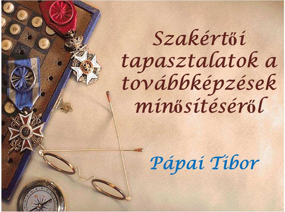 továbbképzések