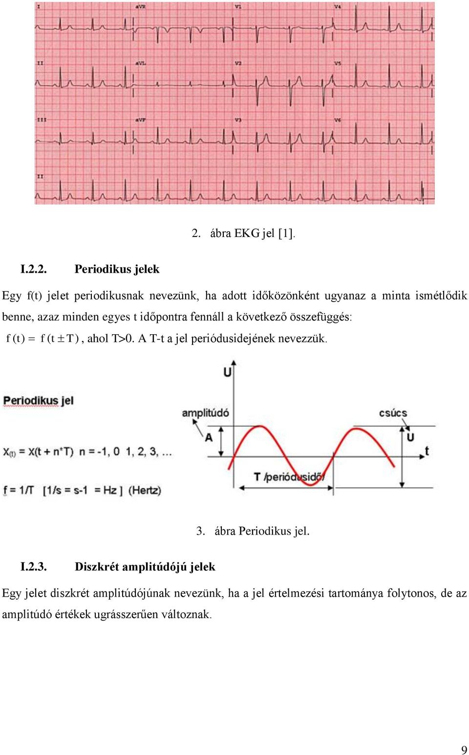 A T-t a jel periódusidejének nevezzük. 3.