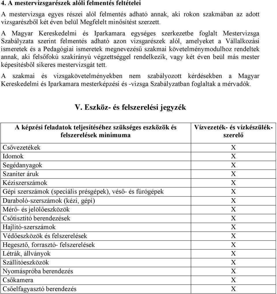 megnevezésű szakmai követelménymodulhoz rendeltek annak, aki felsőfokú szakirányú végzettséggel rendelkezik, vagy két éven beül más mester képesítésből sikeres mestervizsgát tett.