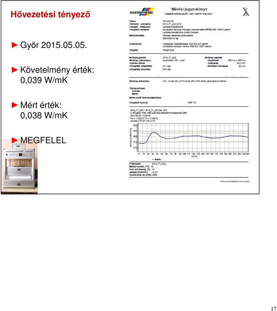 05. Követelmény érték: