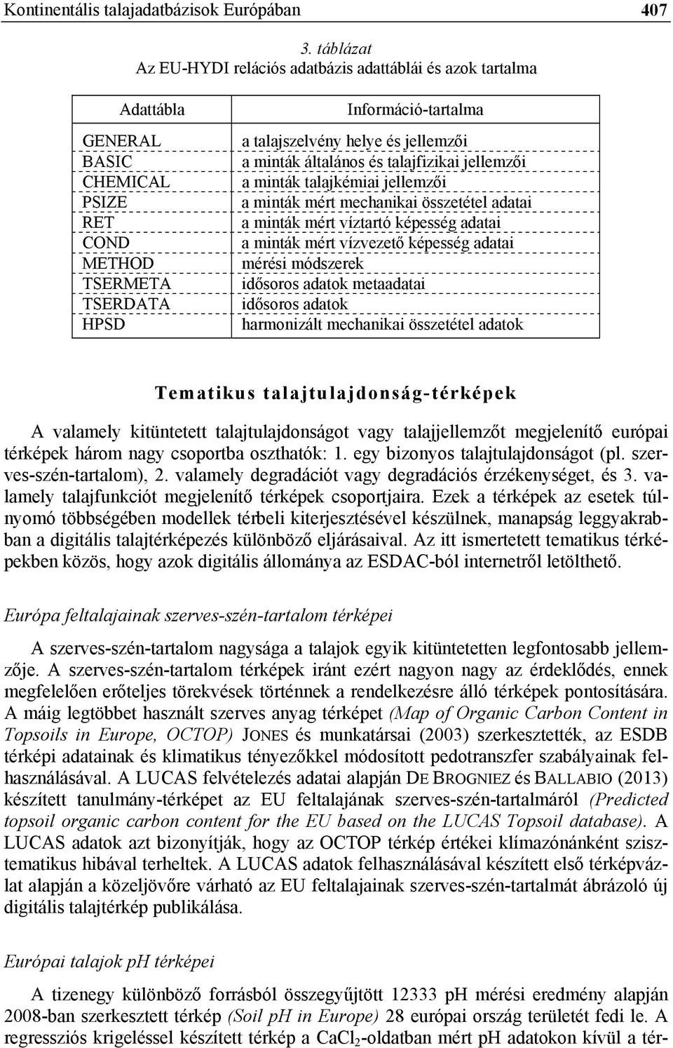 a minták általános és talajfizikai jellemzői a minták talajkémiai jellemzői a minták mért mechanikai összetétel adatai a minták mért víztartó képesség adatai a minták mért vízvezető képesség adatai