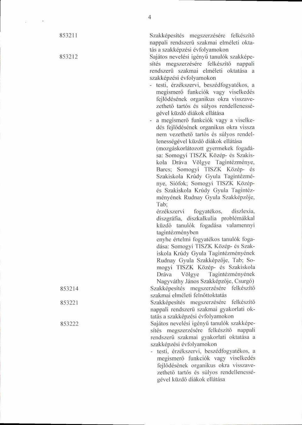 okra visszavezetheto tart6s 6s sflyos rendellenessegdvel kiizd6 di6kok ellltdsa - a megismerd ftmkci6k vagy a viselked6s fejl6d6s6nek organikus okra vissza nem vezethet6 tart6s 6s srilyos