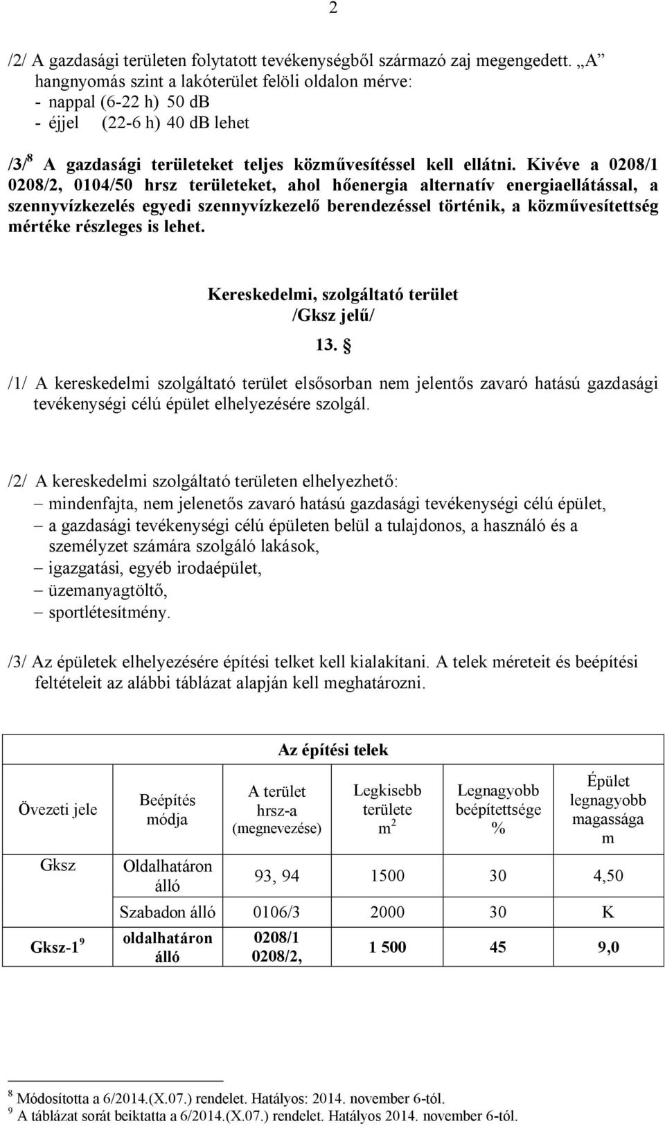 Kivéve a 0208/1 0208/2, 0104/50 hrsz területeket, ahol hőenergia alternatív energiaellátással, a szennyvízkezelés egyedi szennyvízkezelő berendezéssel történik, a közművesítettség mértéke részleges