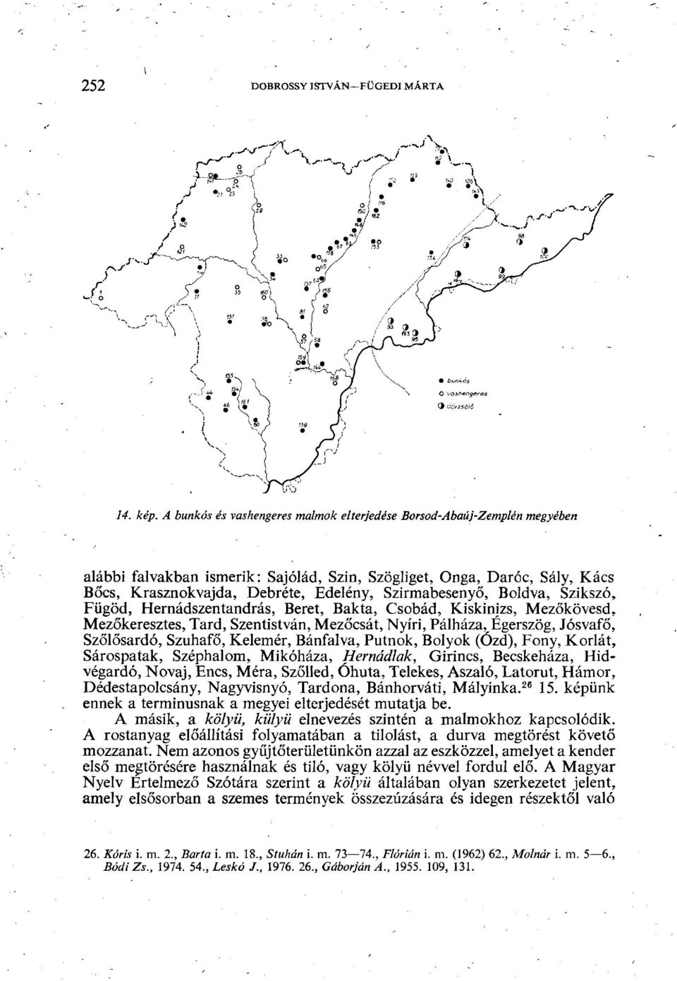 Szirmabesenyő, Boldva, Szikszó, Fügöd, Hernádszentandrás, Beret, Bakta, Csobád, Kiskinizs, Mezőkövesd, Mezőkeresztes, Tárd, Szentistván, Mezőcsát, Nyíri, Pálháza, Égerszög, Jósvafő, Szőlősardó,