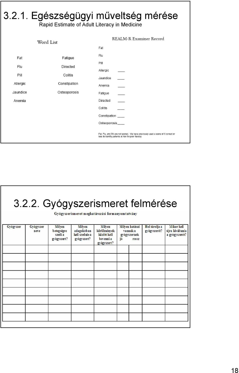 Rapid Estimate of Adult