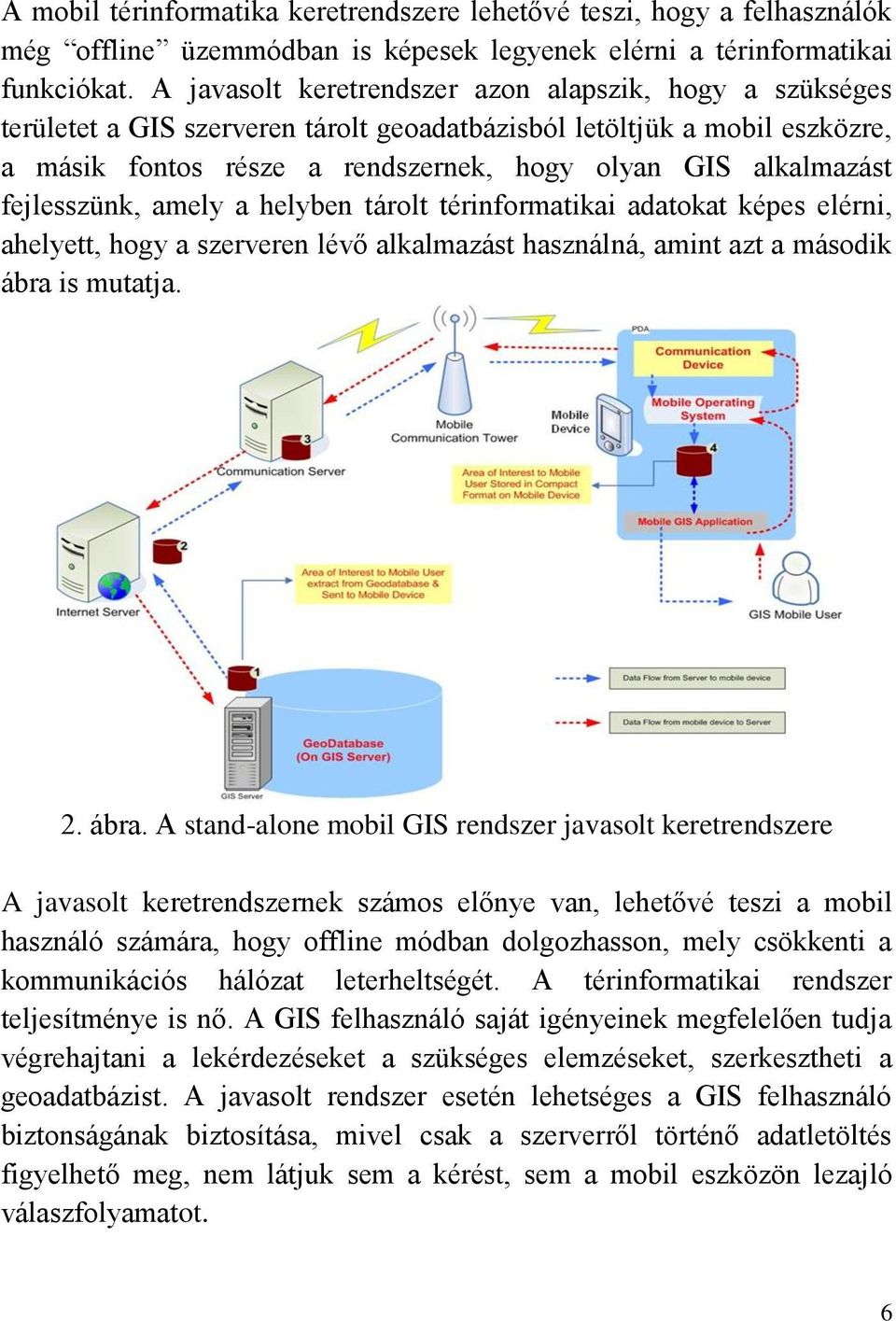 fejlesszünk, amely a helyben tárolt térinformatikai adatokat képes elérni, ahelyett, hogy a szerveren lévő alkalmazást használná, amint azt a második ábra 