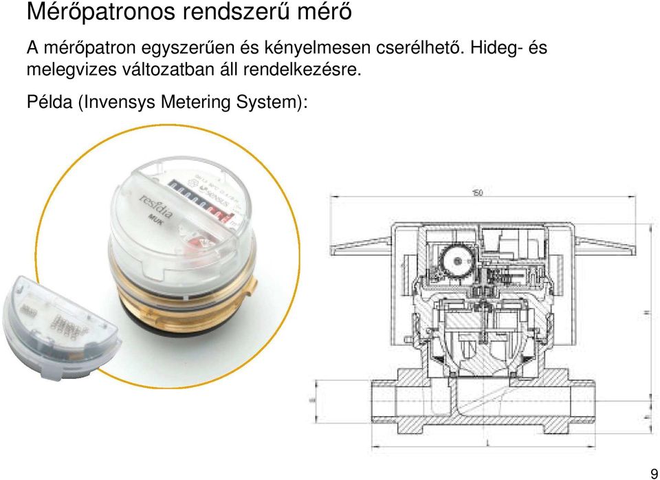 Hideg- és melegvizes változatban áll