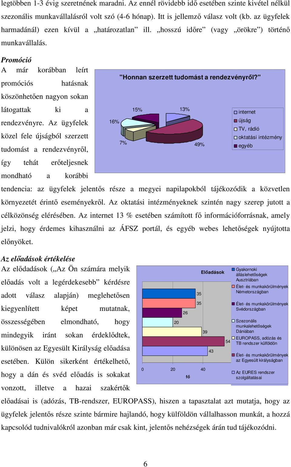 Promóció A már korábban leírt promóciós hatásnak köszönhetően nagyon sokan látogattak ki a rendezvényre.