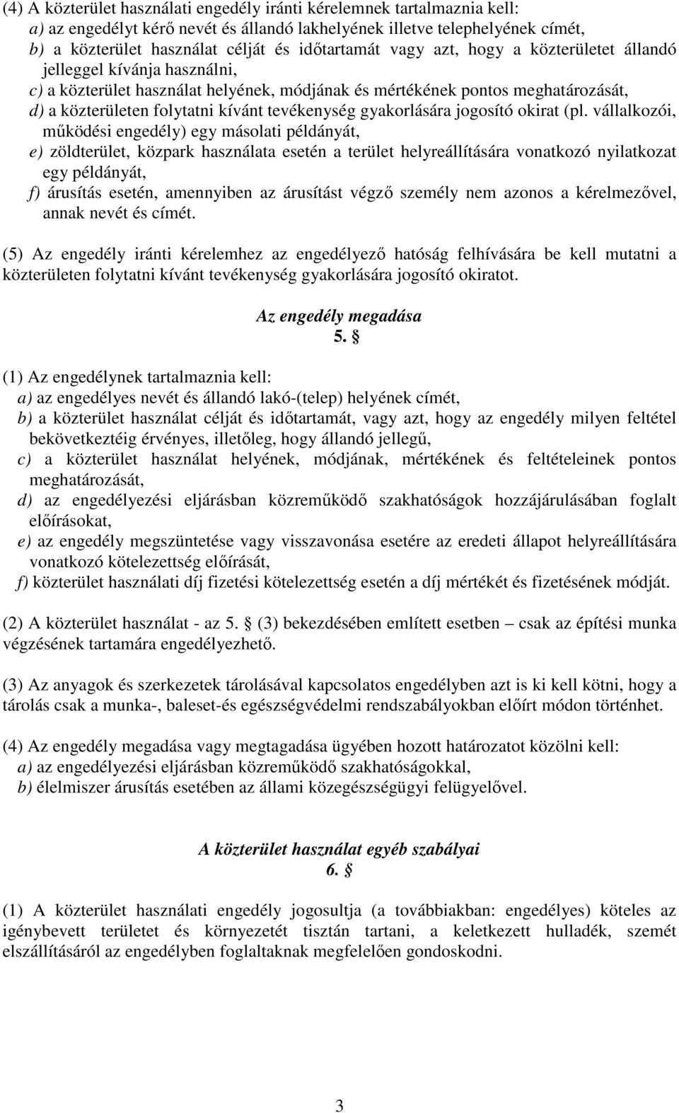 tevékenység gyakorlására jogosító okirat (pl.