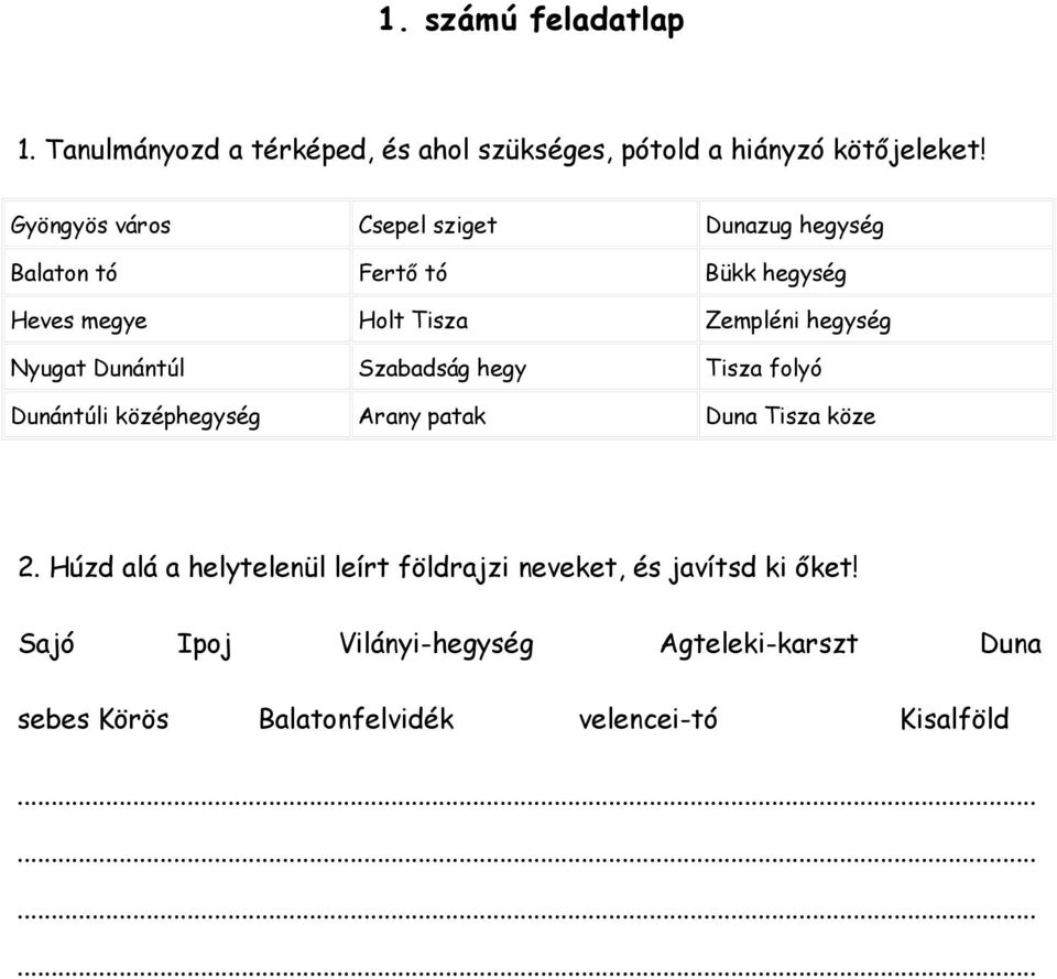 Nyugat Dunántúl Szabadság hegy isza folyó Dunántúli középhegység rany patak isza köze 2.