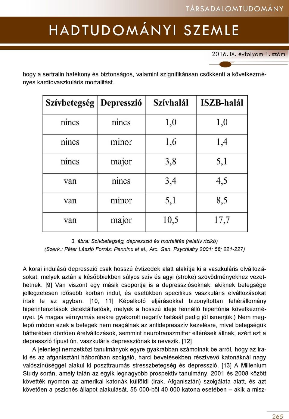 Psychiatry 2001: 58; 221-227) A korai indulású depresszió csak hosszú évtizedek alatt alakítja ki a vaszkuláris elváltozásokat, melyek aztán a későbbiekben súlyos szív és agyi (stroke)