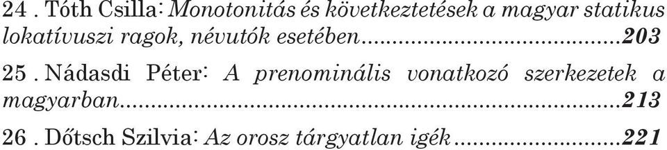 Nádasdi Péter: A prenominális vonatkozó szerkezetek a