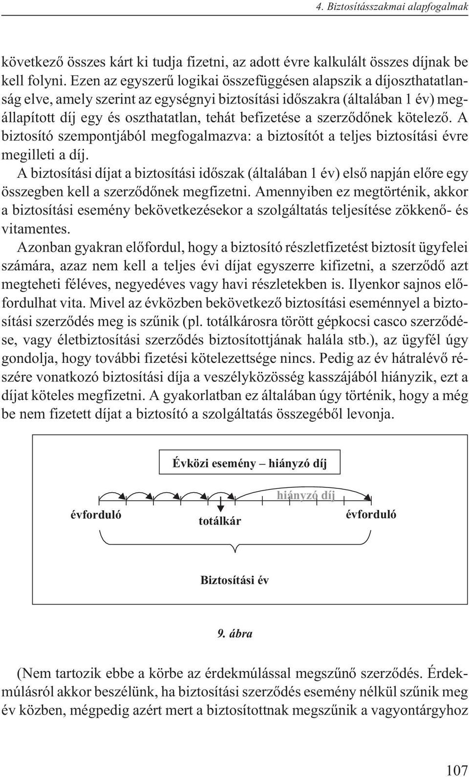 szerzõdõnek kötelezõ. A biztosító szempontjából megfogalmazva: a biztosítót a teljes biztosítási évre megilleti a díj.