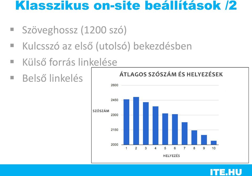 Kulcsszó az első (utolsó)