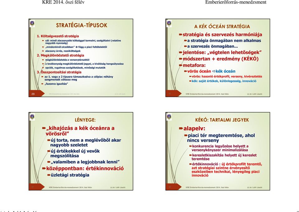 Összpontosítási stratégia az 1.