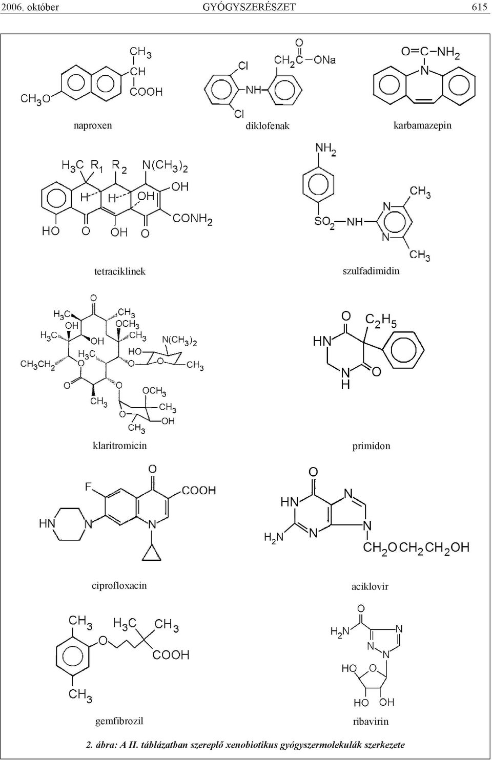 primidon H 2 N ciprofloxacin aciklovir gemfibrozil ribavirin