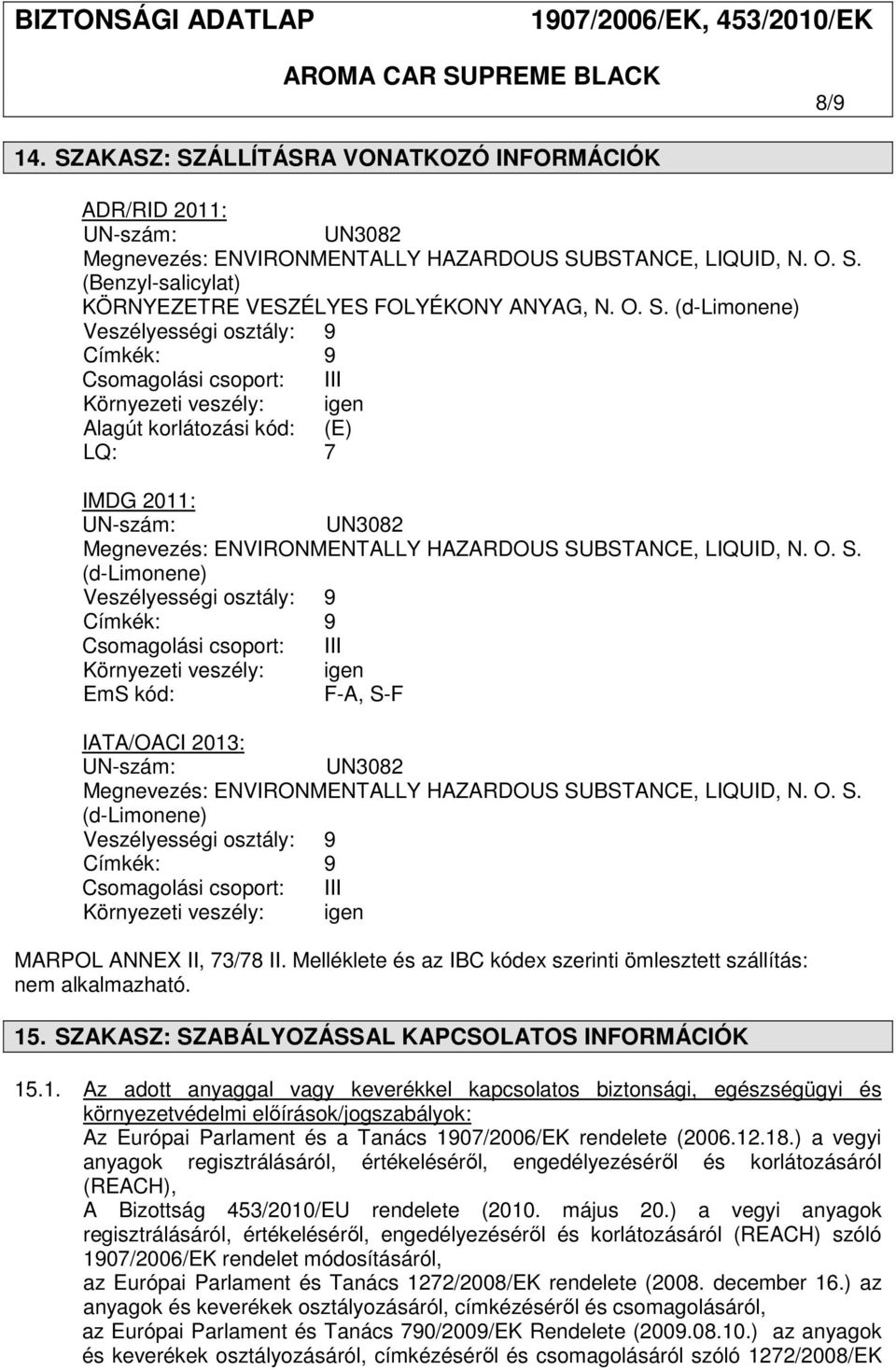 HAZARDOUS SU