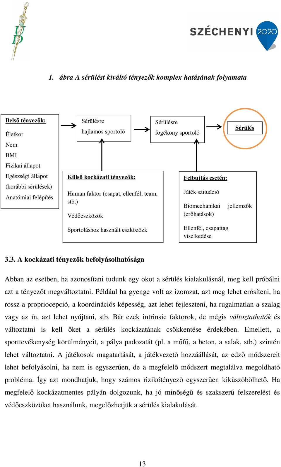 ) Védőeszközök Sérülésre fogékony sportoló Felbujtás esetén: Játék szituáció Biomechanikai (erőhatások) Sérülés jellemzők Sportoláshoz használt eszközözk Ellenfél, csapattag viselkedése 3.