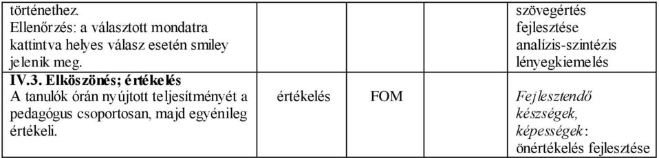 smiley jelenik meg. IV.3.