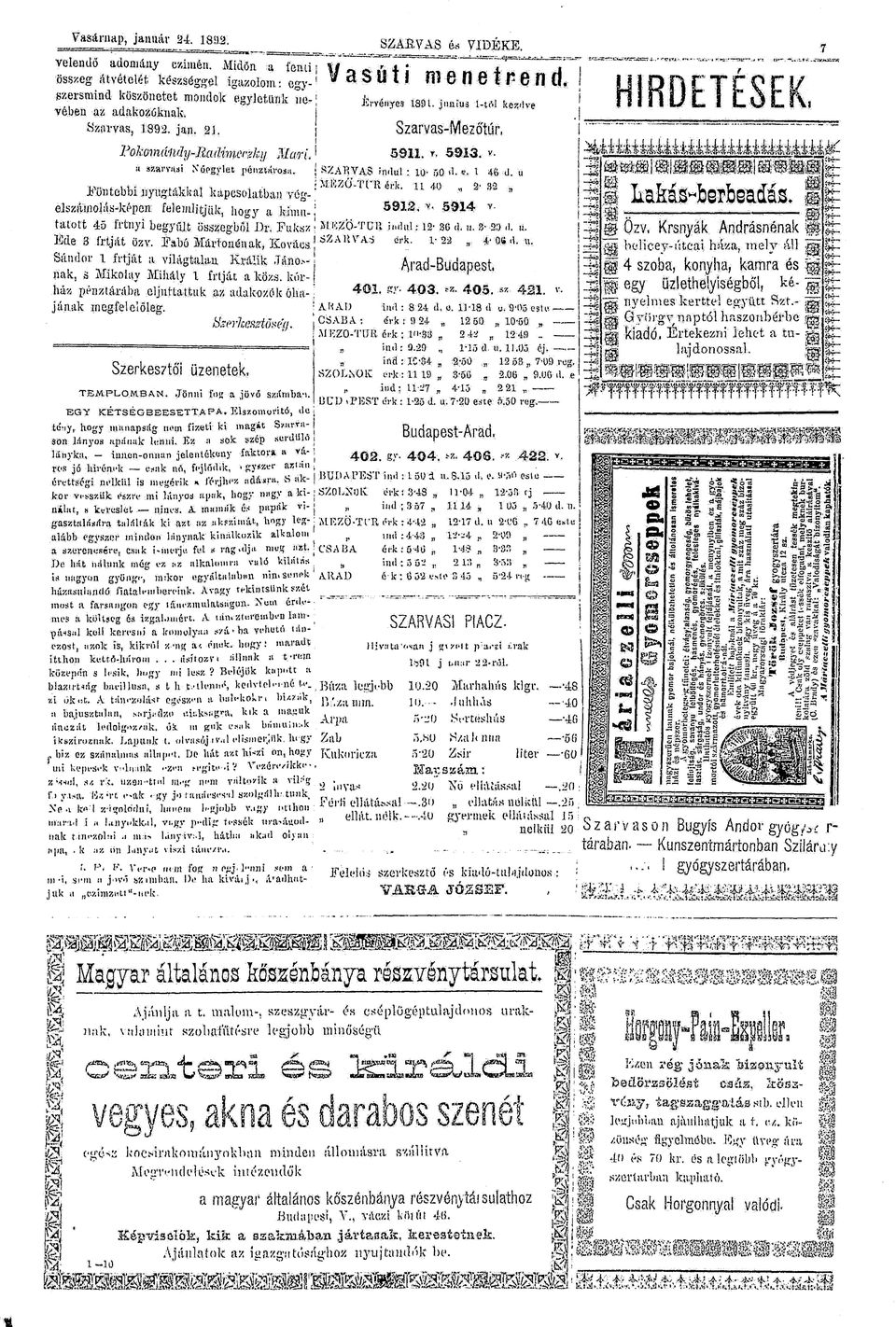 kapcsolatban vég- MK7 ' 6 '" Tni é '' k> U 40 * 2 " 32 " elszáinolas-képen felelítjük, hogy a kinin-; 592* y > 594 tatott 45 frtnyi begyűjt összegből i)r. Fuksz ' Mkzö-tcii indul; 2- < u.