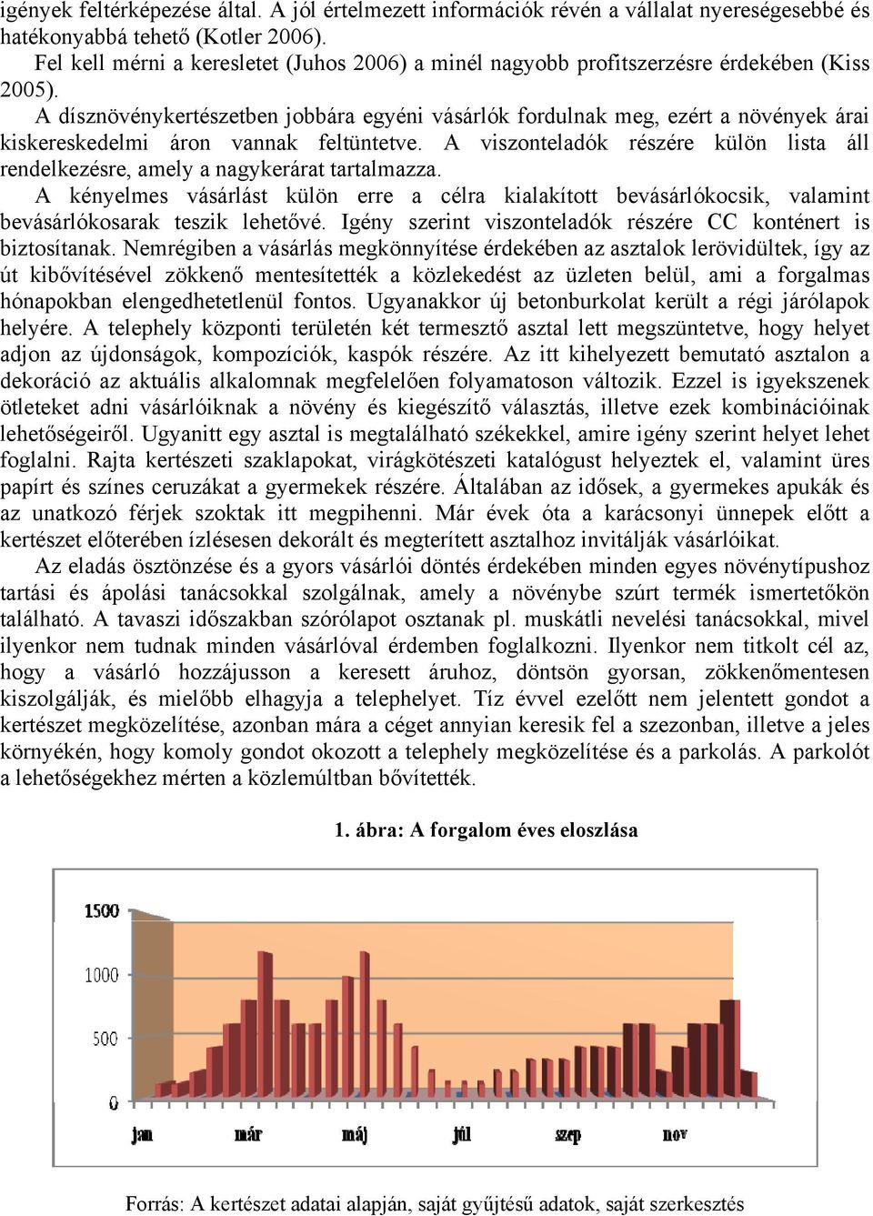 A dísznövénykertészetben jobbára egyéni vásárlók fordulnak meg, ezért a növények árai kiskereskedelmi áron vannak feltüntetve.