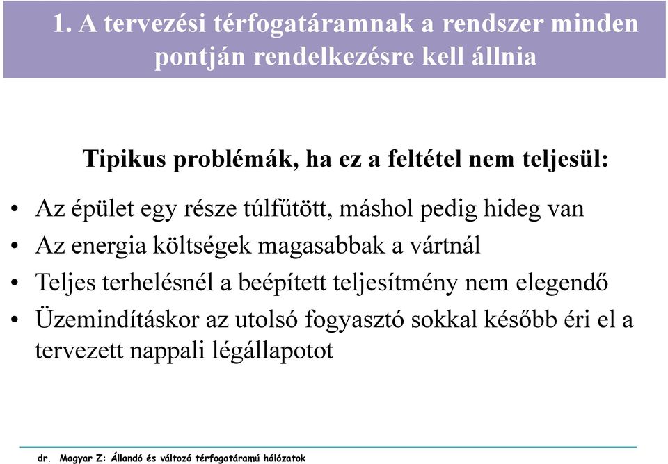 van Az energia költségek magasabbak a vártnál Teljes terhelésnél a beépített teljesítmény nem