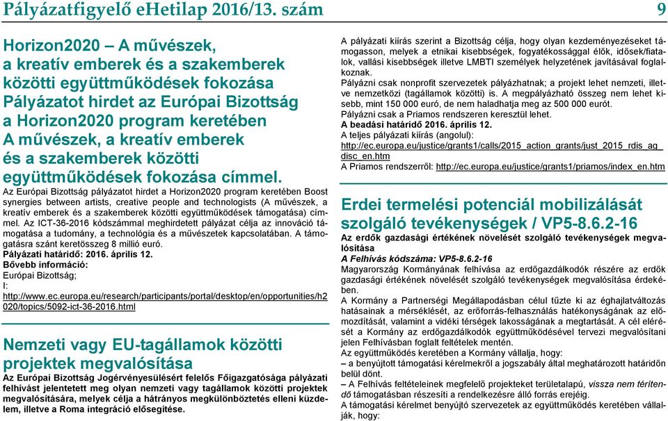 és a szakemberek közötti együttműködések fokozása címmel.