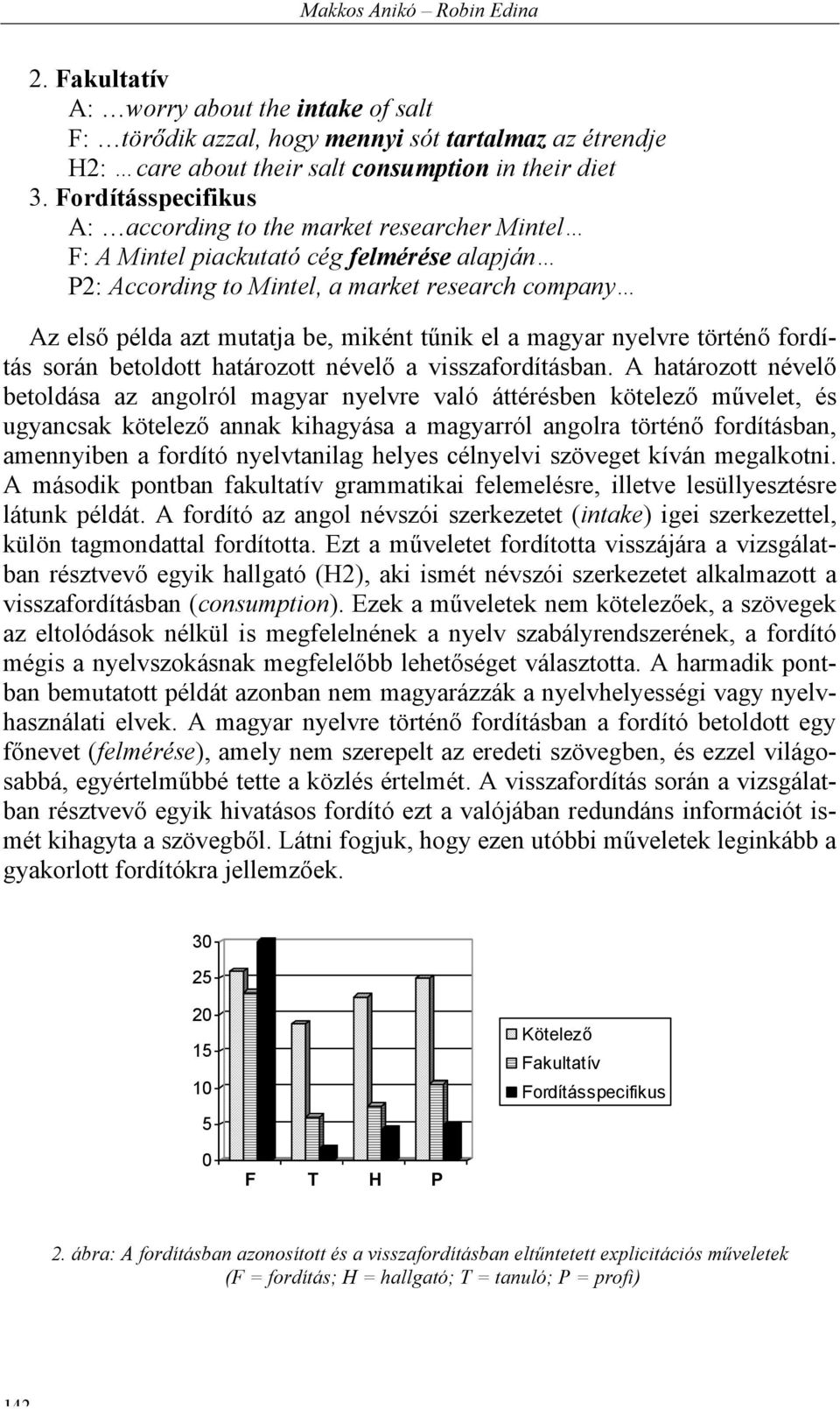 tűnik el a magyar nyelvre történő fordítás során betoldott határozott névelő a visszafordításban.