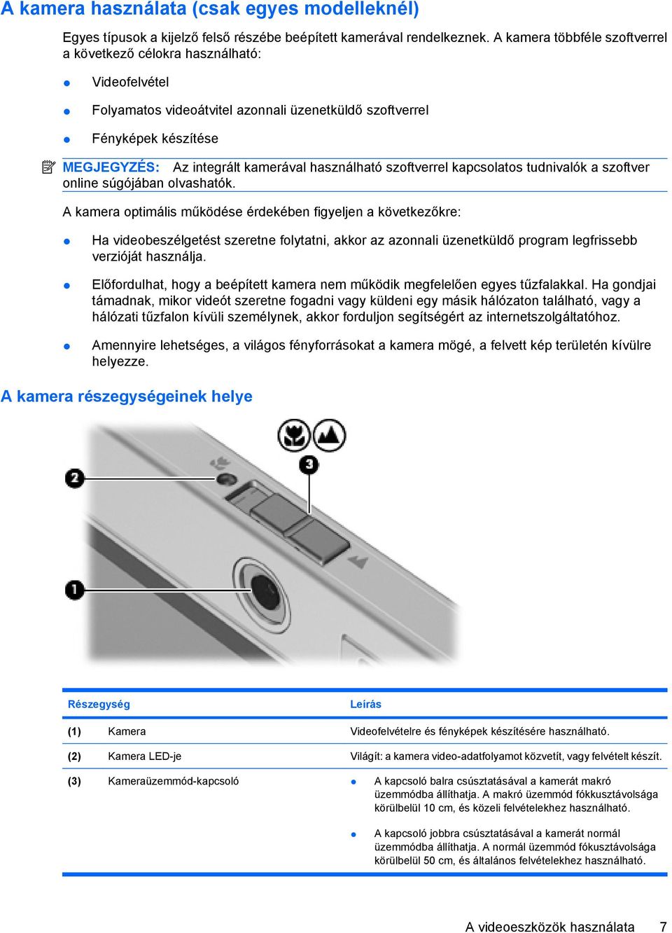 használható szoftverrel kapcsolatos tudnivalók a szoftver online súgójában olvashatók.